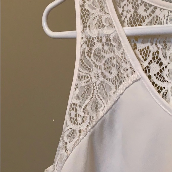 Loft Off White Lace Tank Top Worn Twice - Picture 2 of 4